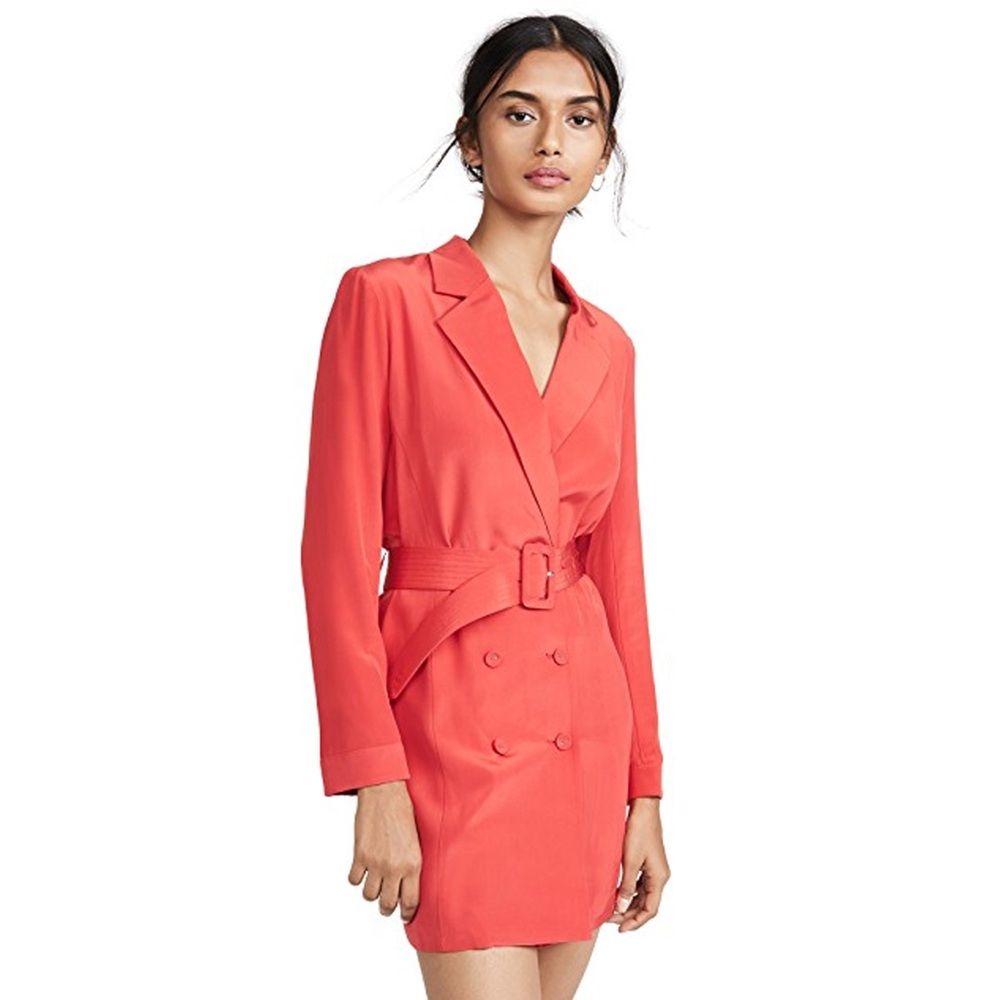 Fleur du Mal Coral Blazer Dress